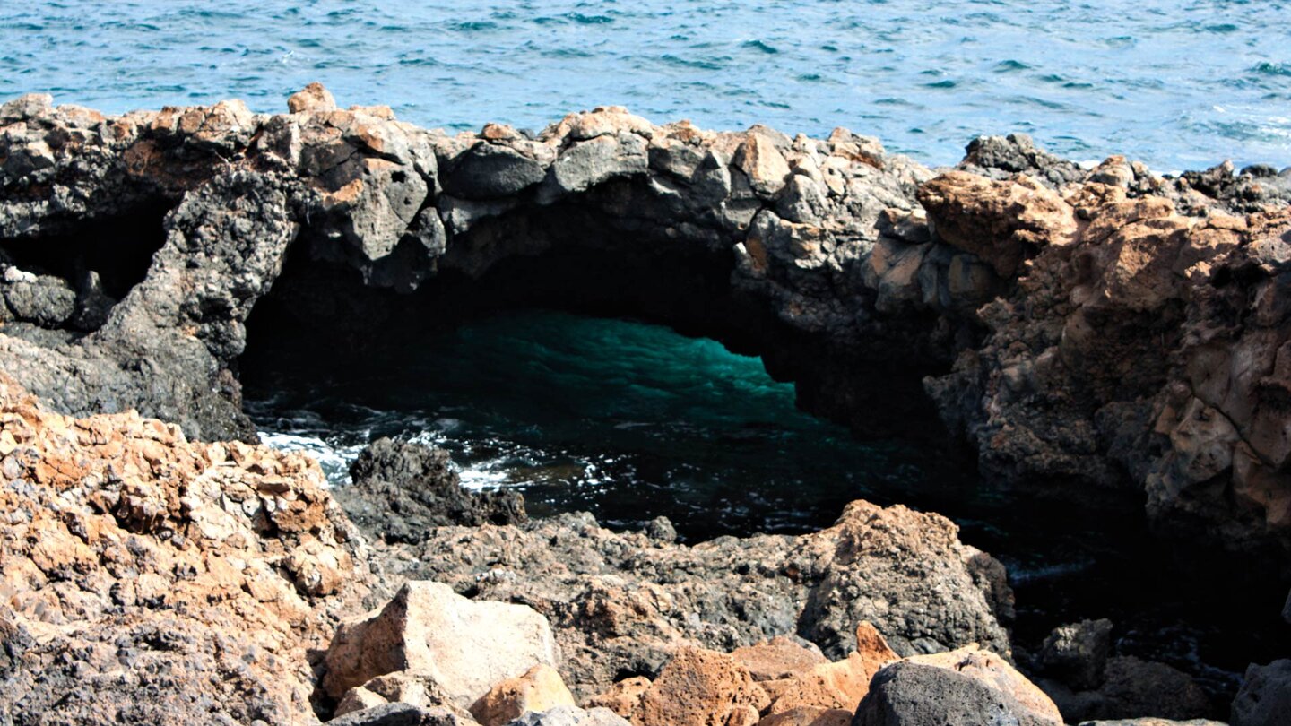 Felsformation bei Charco del Palo auf Lanzarote