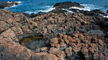 kleine Becken bei Charco del Palo auf Lanzarote