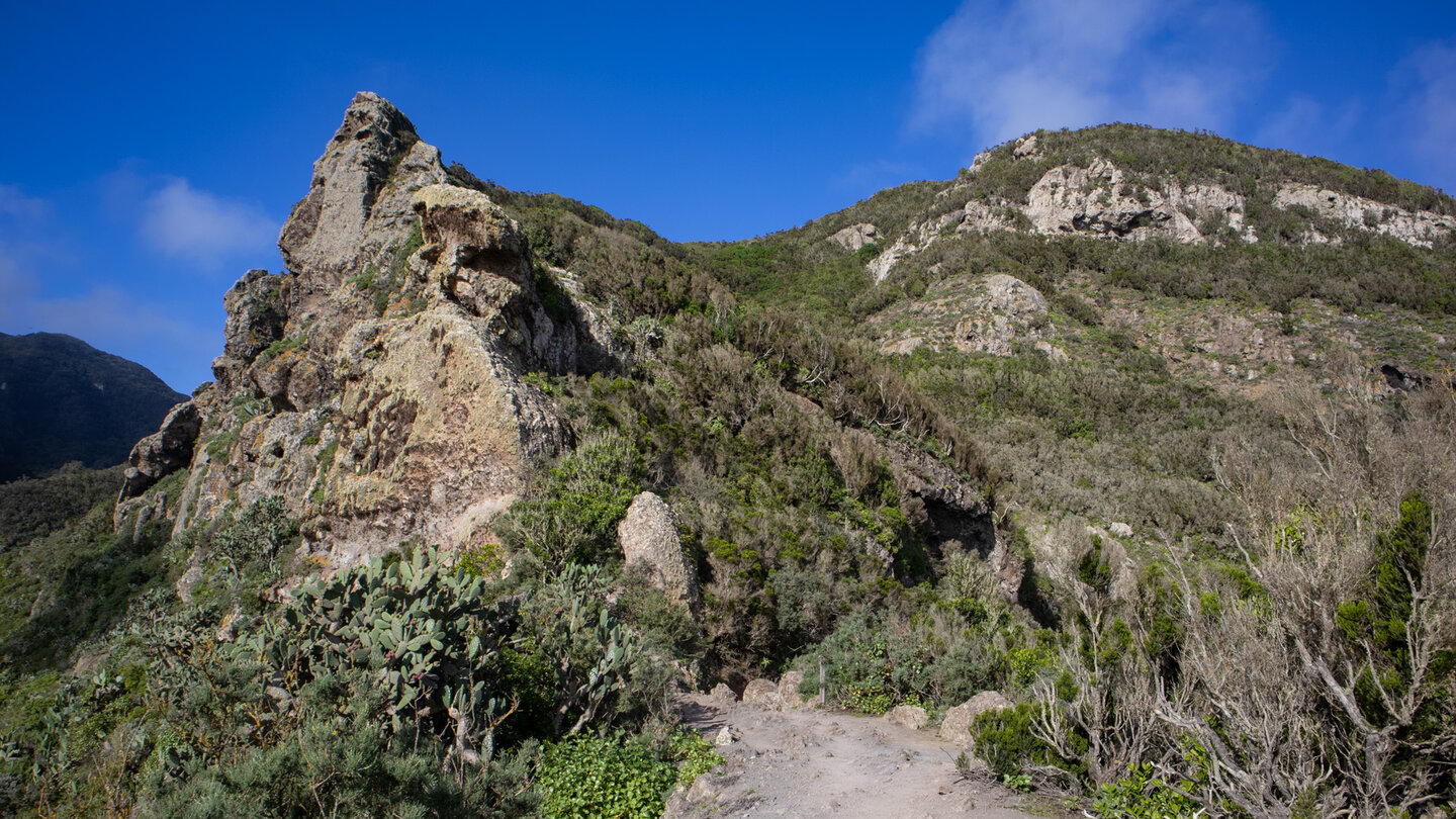 Ausblick vom Roque del Pilón auf den Roque Bichuelo