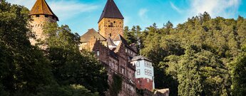 Schloss Zwingenberg im Naturpark Neckartal-Odenwald