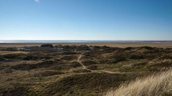 Aussicht von der Melkhörndüne auf Langeoog