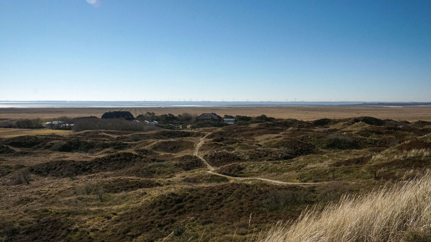 Aussicht von der Melkhörndüne auf Langeoog