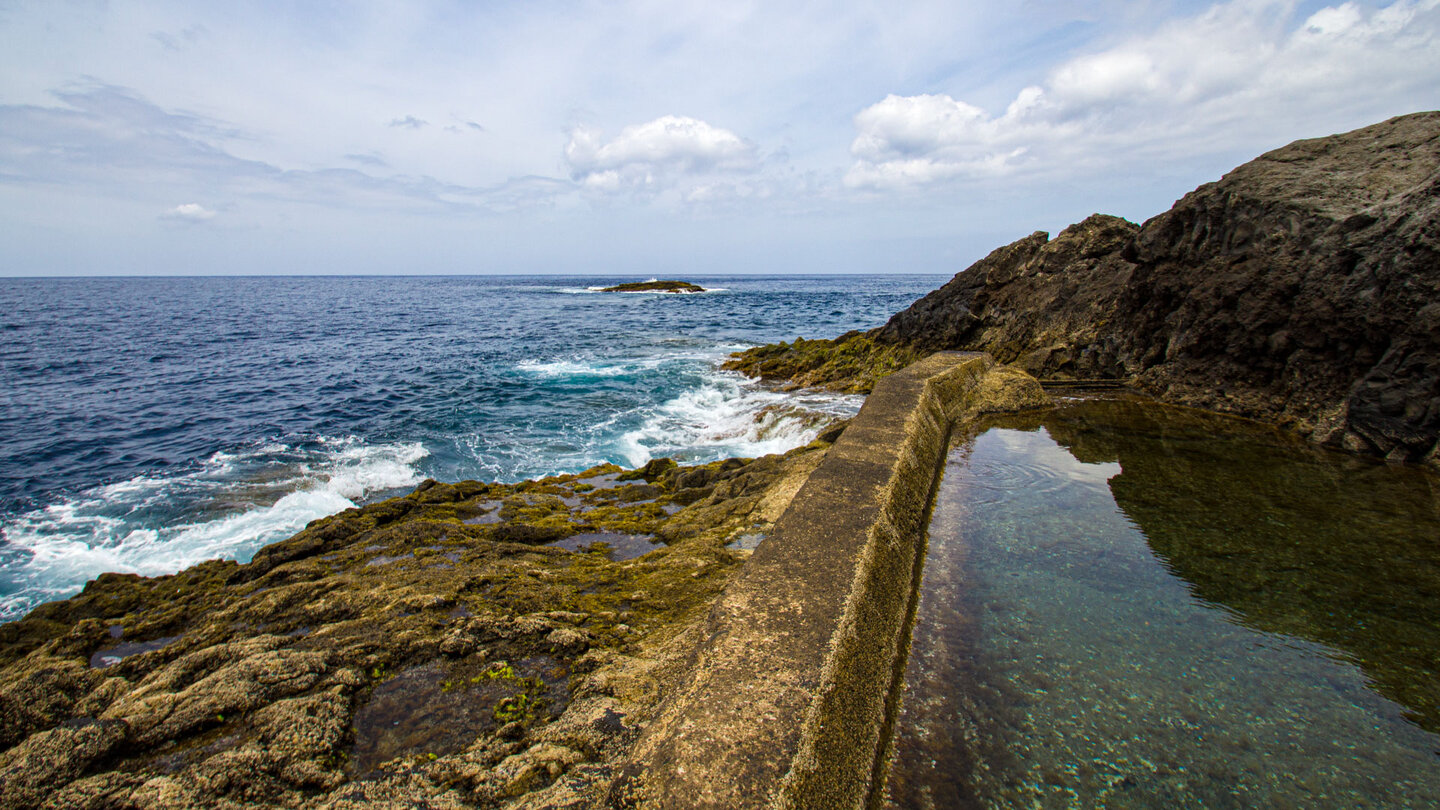 das Meerwasserbassin am Puerto de Puntagorda auf La Palma