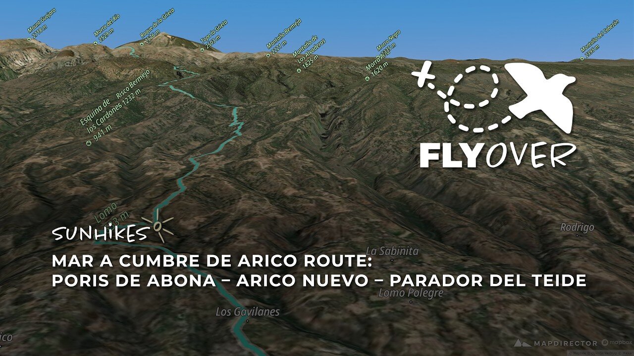 Teneriffa – Vom Meer in die Wolken: Die gigantische Mar a Cumbre Route im virtuellen Flyover Video