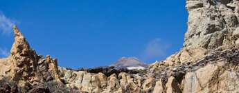 Blick zum Teide von Wanderweg 3 Los Roques