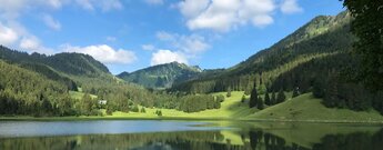 der Spitzingsee in den Schlierseer Bergen