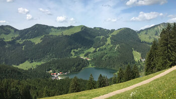 Blick auf den Spitzingsee