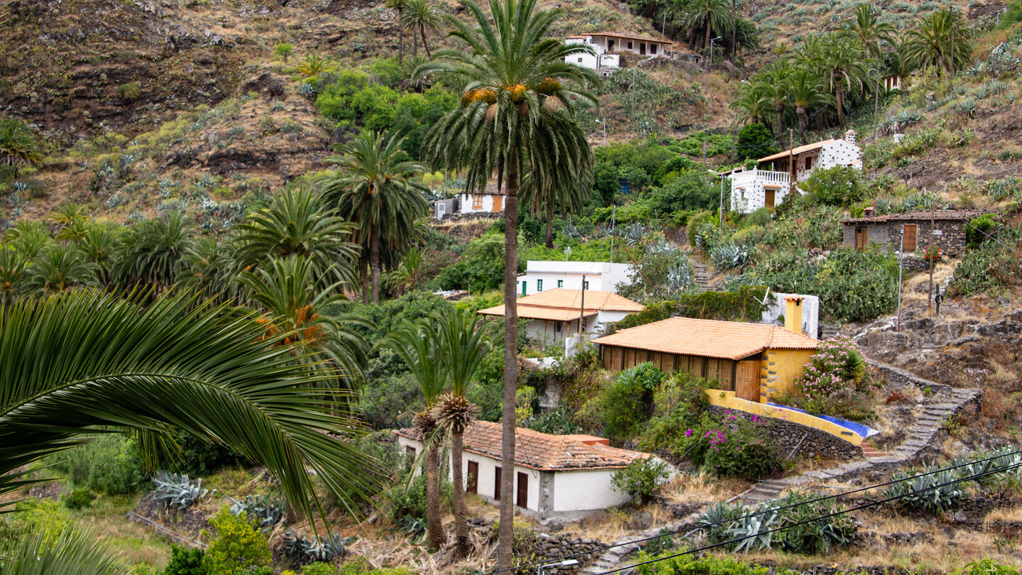 die idyllische Siedlung La Laja