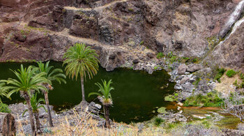 Stausee im Barranco de Las Lajas