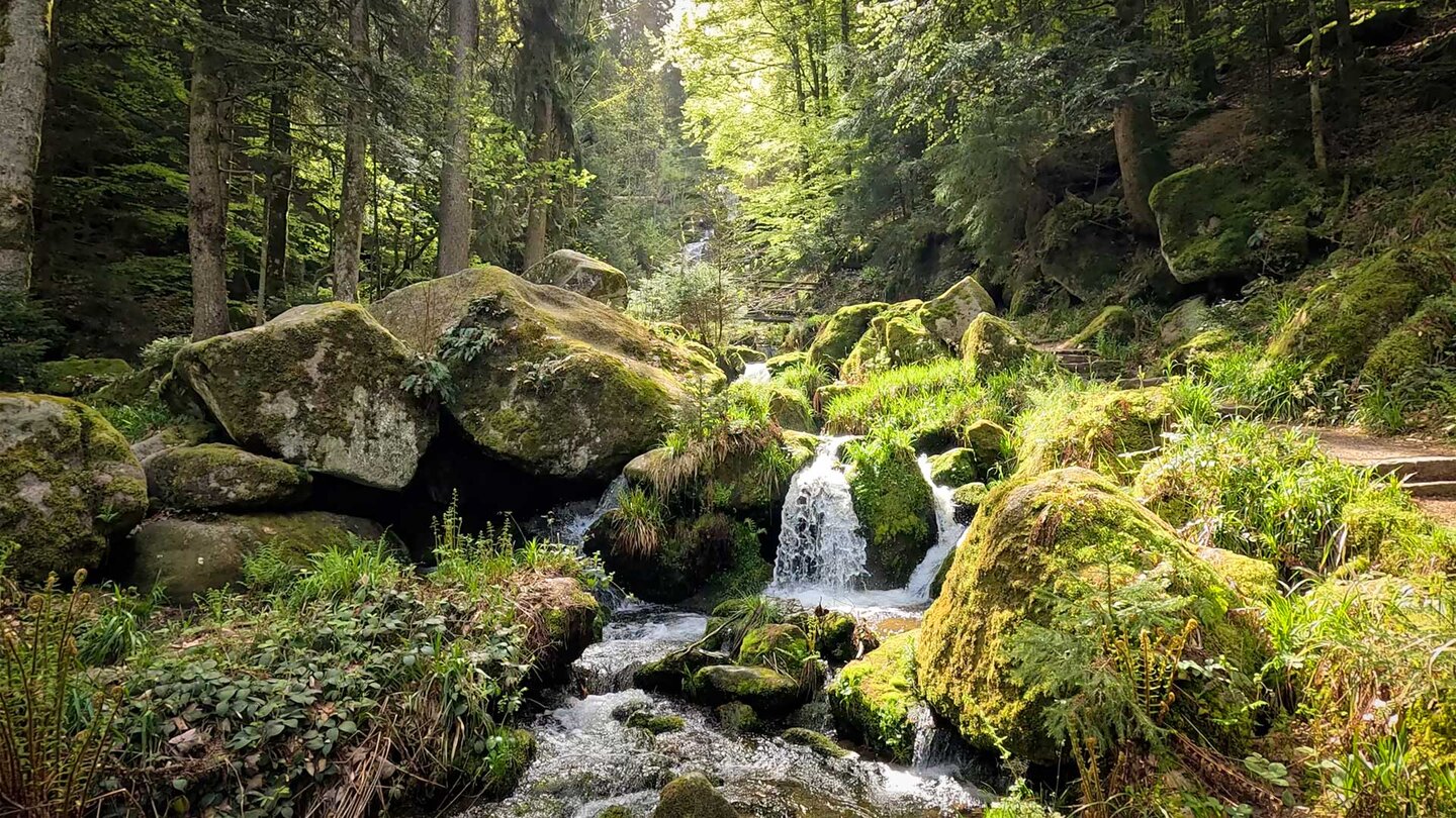 obere Abschnitt der Gertelbach Wasserfälle