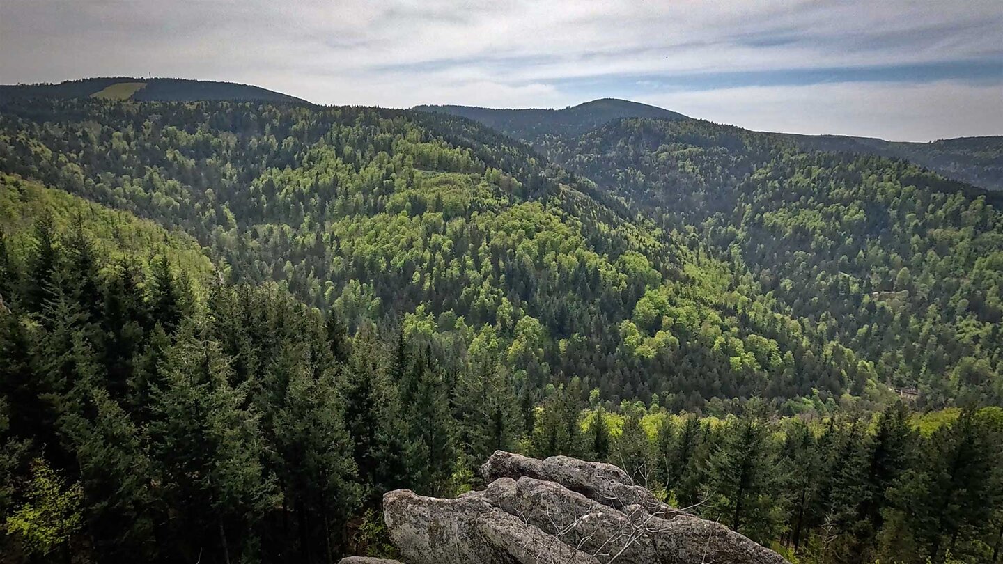 Ausblick von der Herta-Hütte auf den Nordschwarzwald