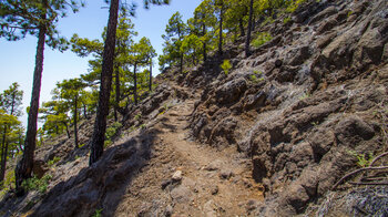 Wanderweg am Pico Bejeando