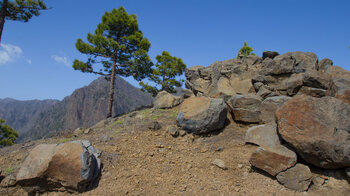 Felsformation am Roque de los Cuervos