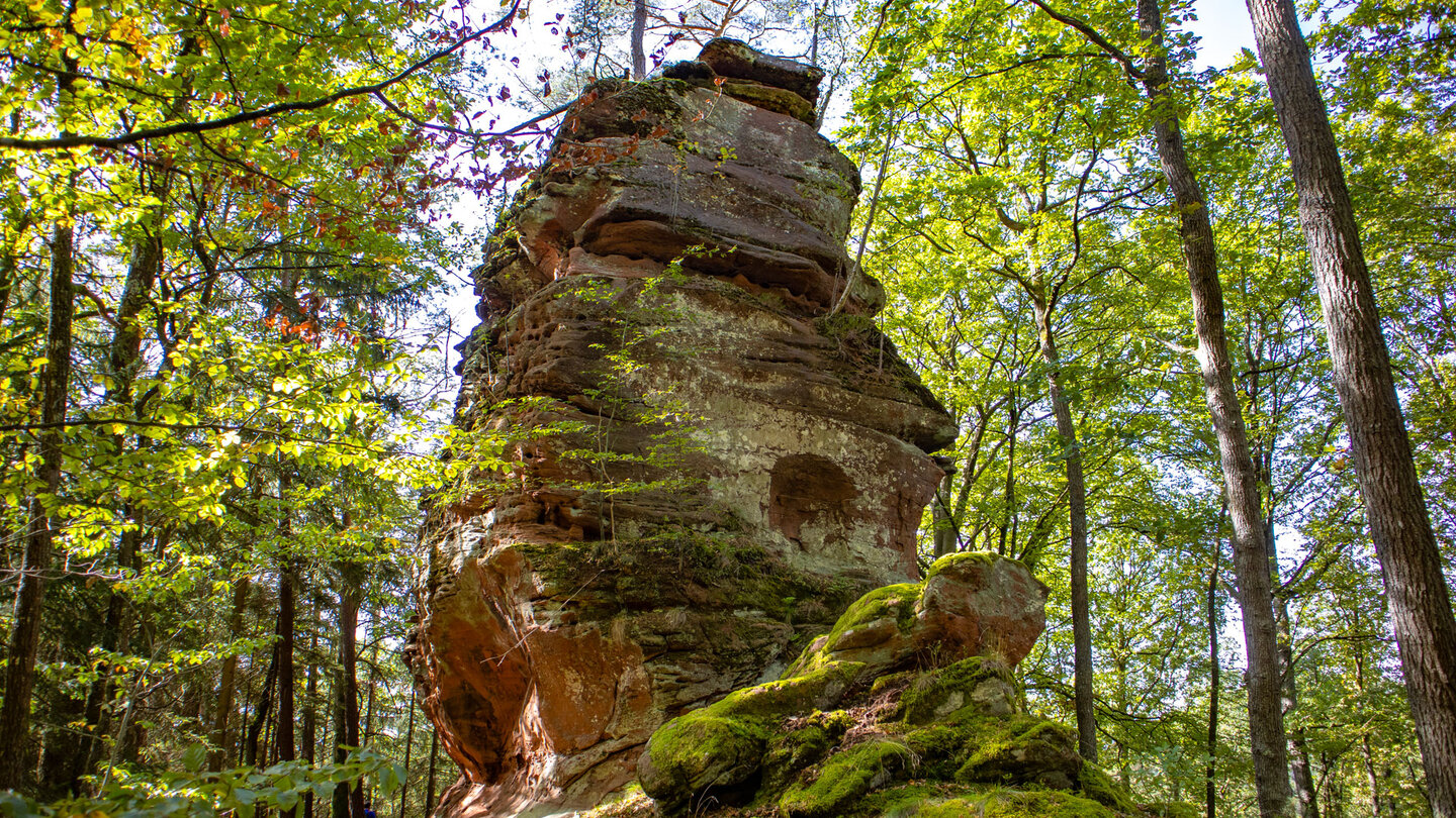 der Kastenfelsen am Rumbergsteig