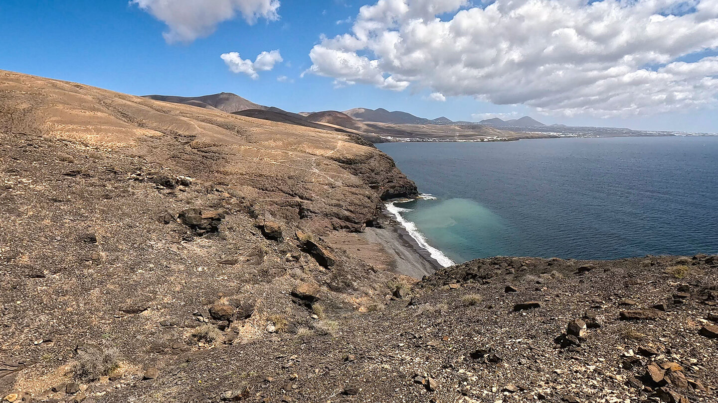 die Playa de la Casa am Küstenwanderweg