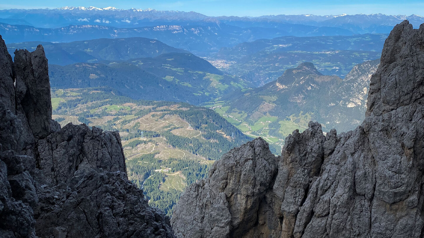 Alpenpanorama vom Santnerpass-Klettersteig