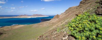 Blick auf La Graciosa vom Famara-Massiv