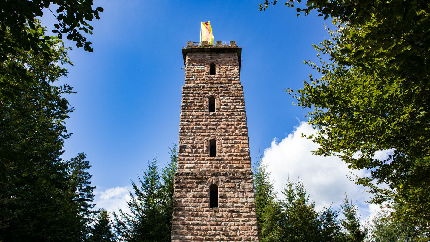 der Haberer Turm auf dem 692 Meter hohen Kreuzkopf der Haberer Turm auf dem Kreuzkopf