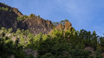 Blick zum Roque de la Zarza