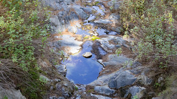 Wasserlauf im Barranco Huanauao