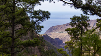 Blick zur Küste bei Tazacorte vom Mirador del Morro de los Gatos