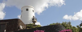 alte Mühle am Ortsaugang von Yaiza auf Lanzarote