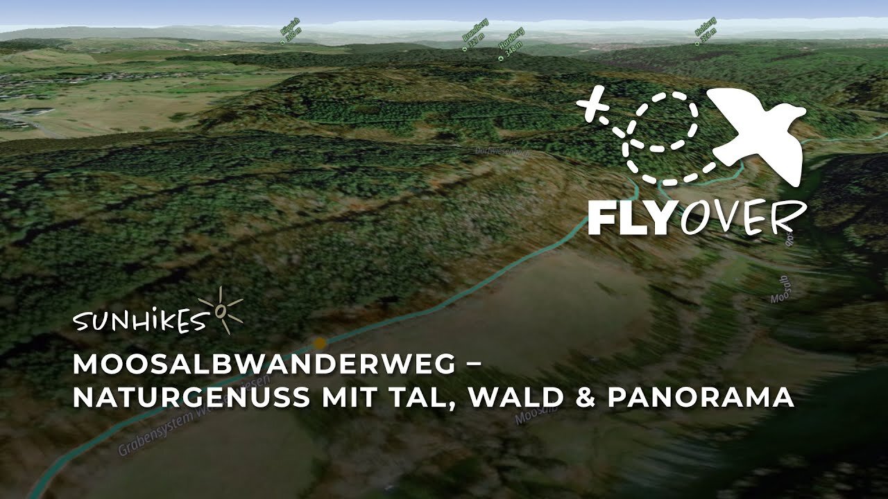 Moosalbwanderweg im Albtal (Schwarzwald) – Flyover