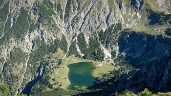Blick auf den Unteren Gaisalpsee