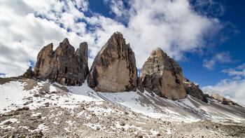 Drei Zinnen in den Sextner Dolomiten