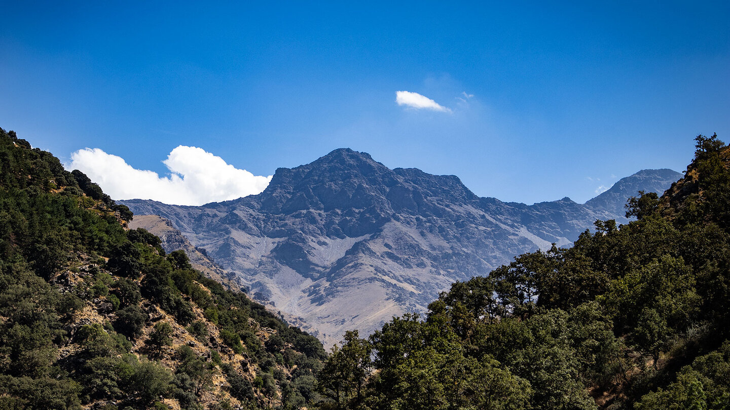 grandioser Ausblick auf den 3.369 Meter hohen La Alcazaba grandioser Ausblick auf den La Alcazaba