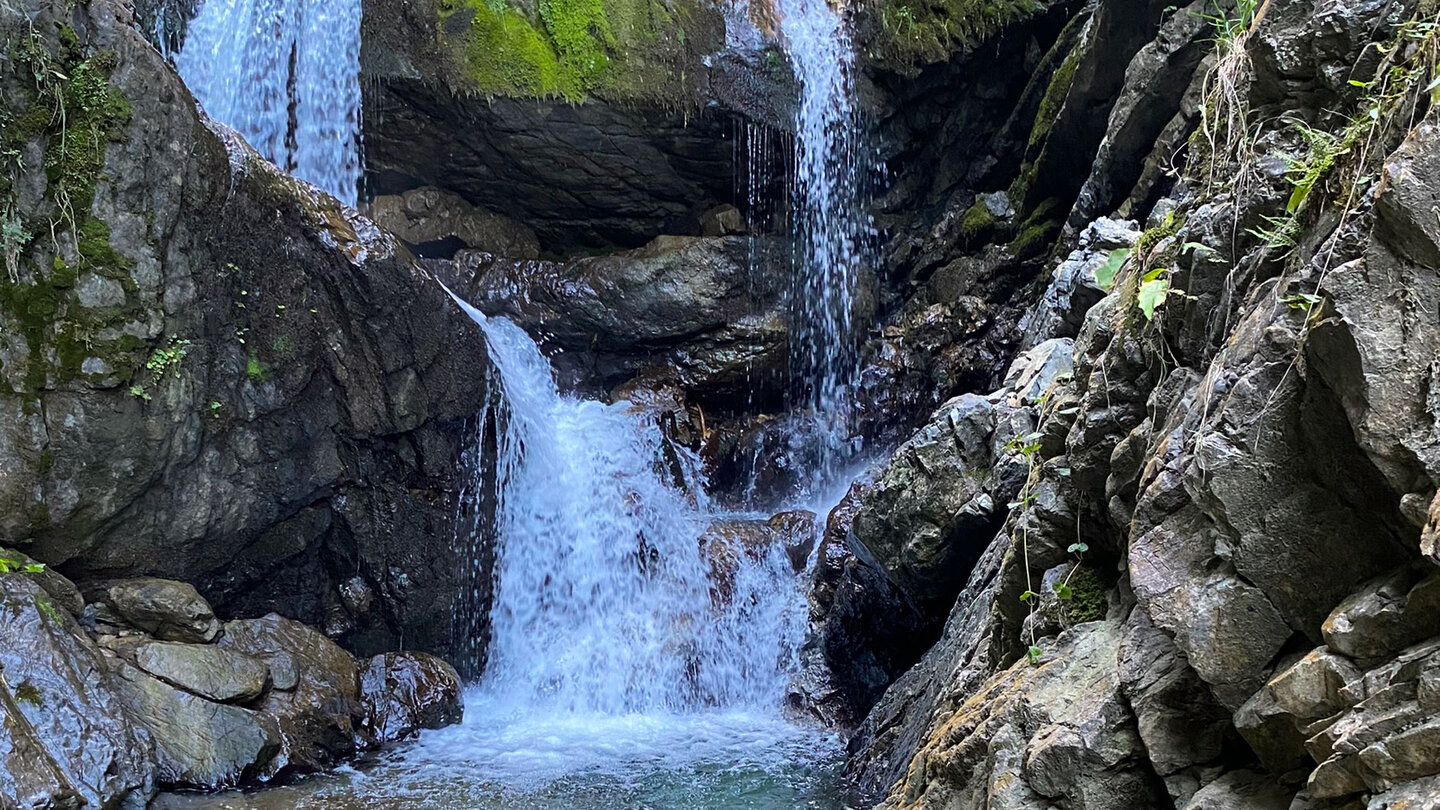 die Kaskaden am Gaisalpbach Kaskaden am Gaisalpbach