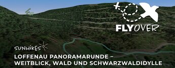 Loffenau Panoramarunde – Wandern zwischen Weitblick, Wald und Schwarzwaldidylle – Flyover