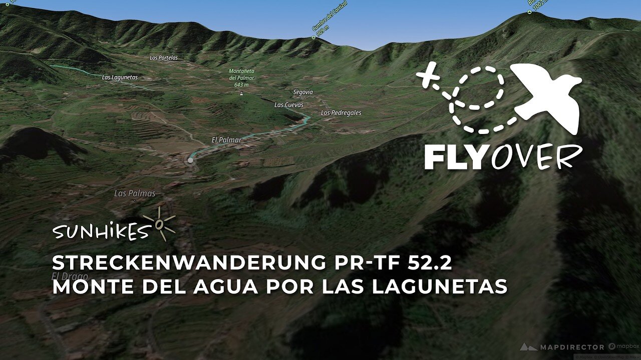 Kurs auf den Lorbeerwald: Der Verbindungsweg PR-TF 52.2 im Teneriffa Flyover Video
