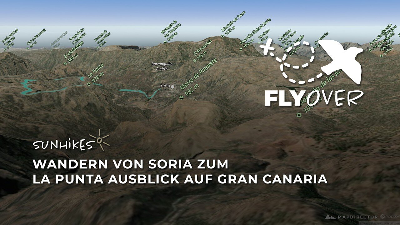 Spektakulärer Klippen-Ausblick über die Megaschlucht: Die Soria-La Punta Tour im 3D-Flyover