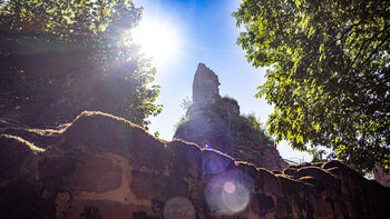 Ruine der Burg Meistersel im Pfälzerwald