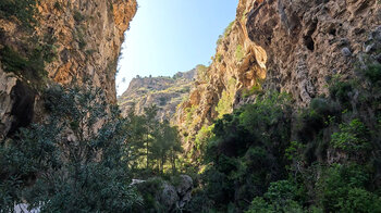 dei Schlucht des Río Verde bei der Anfahrt zur Junta de los Ríos