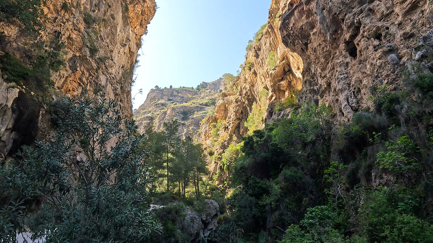 dei Schlucht des Río Verde bei der Anfahrt zur Junta de los Ríos