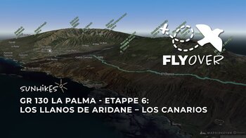 GR 130 auf La Palma – Etappe 6: Los Llanos de Aridane – Los Canarios – Flyover