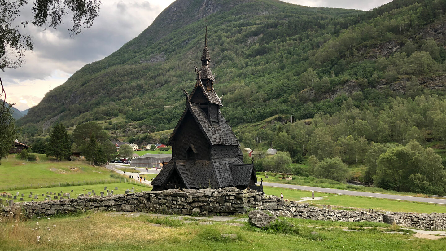 die Stabkirche Borgund in Vestland Stabkirche Borgund