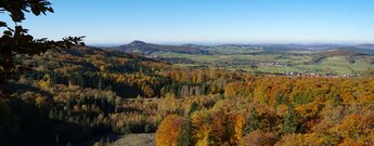 weites Rhön-Panorama am Stellberg