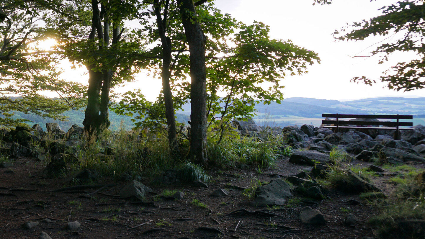 Aussichtsplatz am Stellberg in der Hessischen Rhön