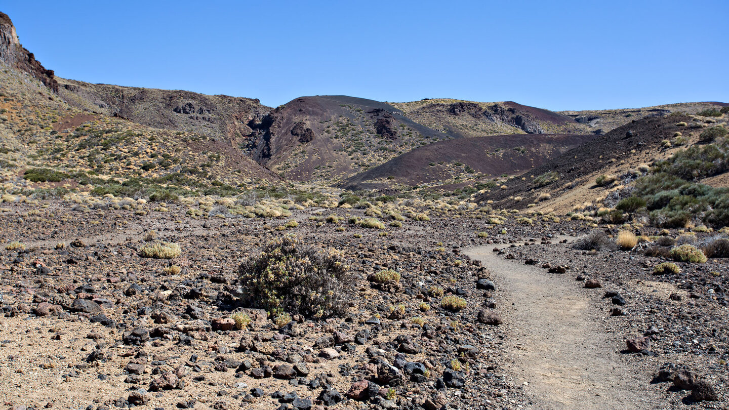 der Wanderweg zu den Arenas Negras