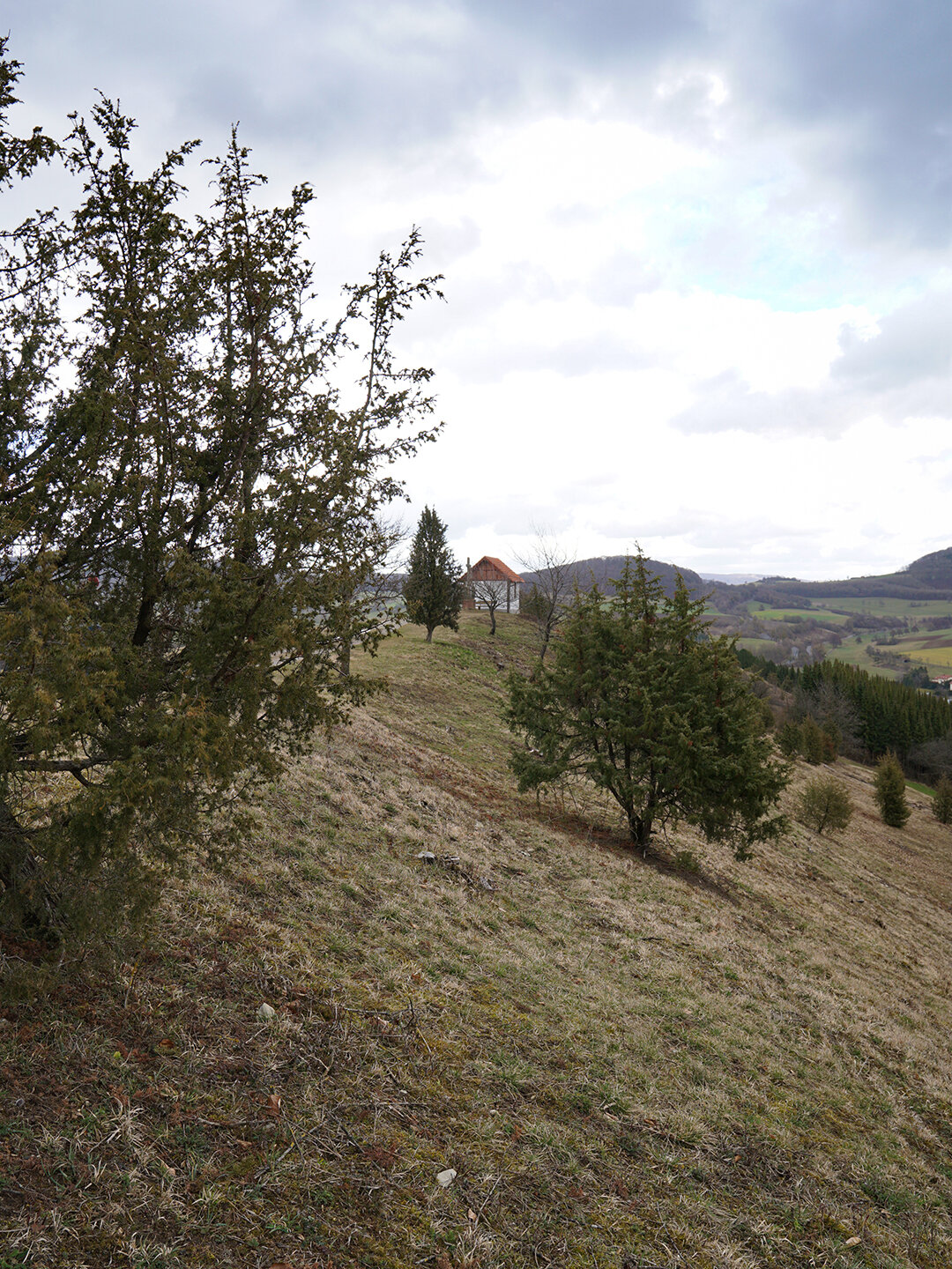 Blick hinüber zur Laurentiuskapelle bei Mittelaschenbach Blick zur Laurentiuskapelle bei Mittelaschenbach