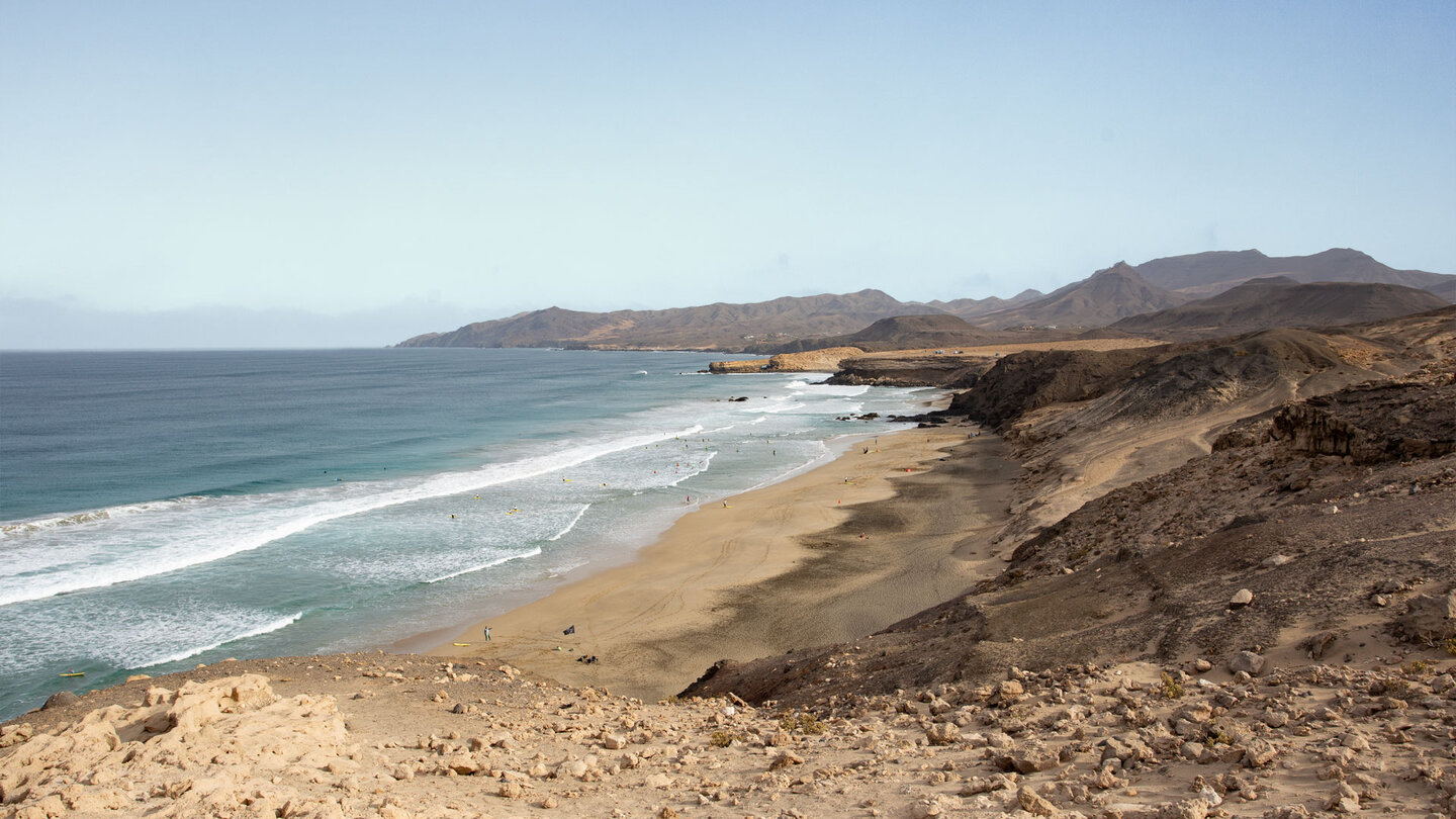 der Strand Playa del Viejo Rey bei La Pared