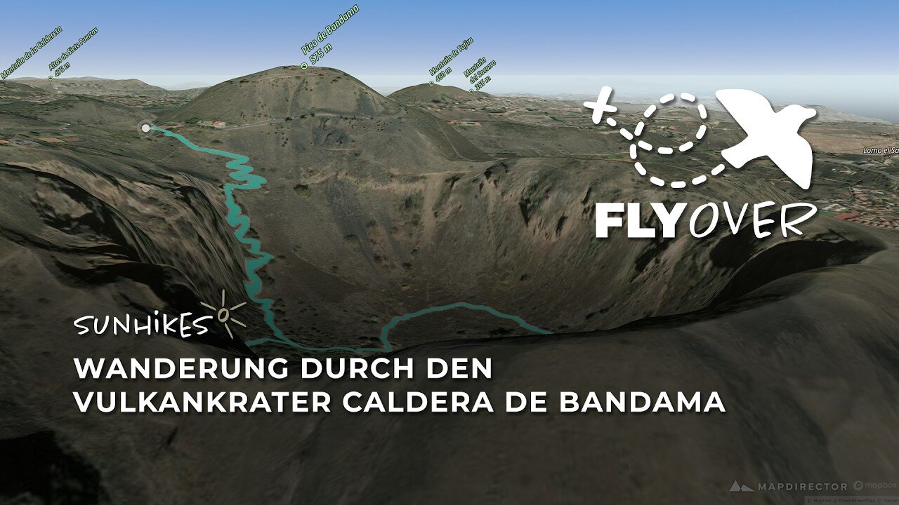 Im Herzen des Vulkans: Die Krater-Rundtour im faszinierenden 3D-Flyover