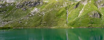 Spiegelungen der Gipfel im See