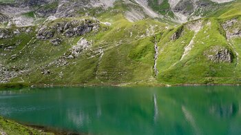 Spiegelungen der Gipfel im See