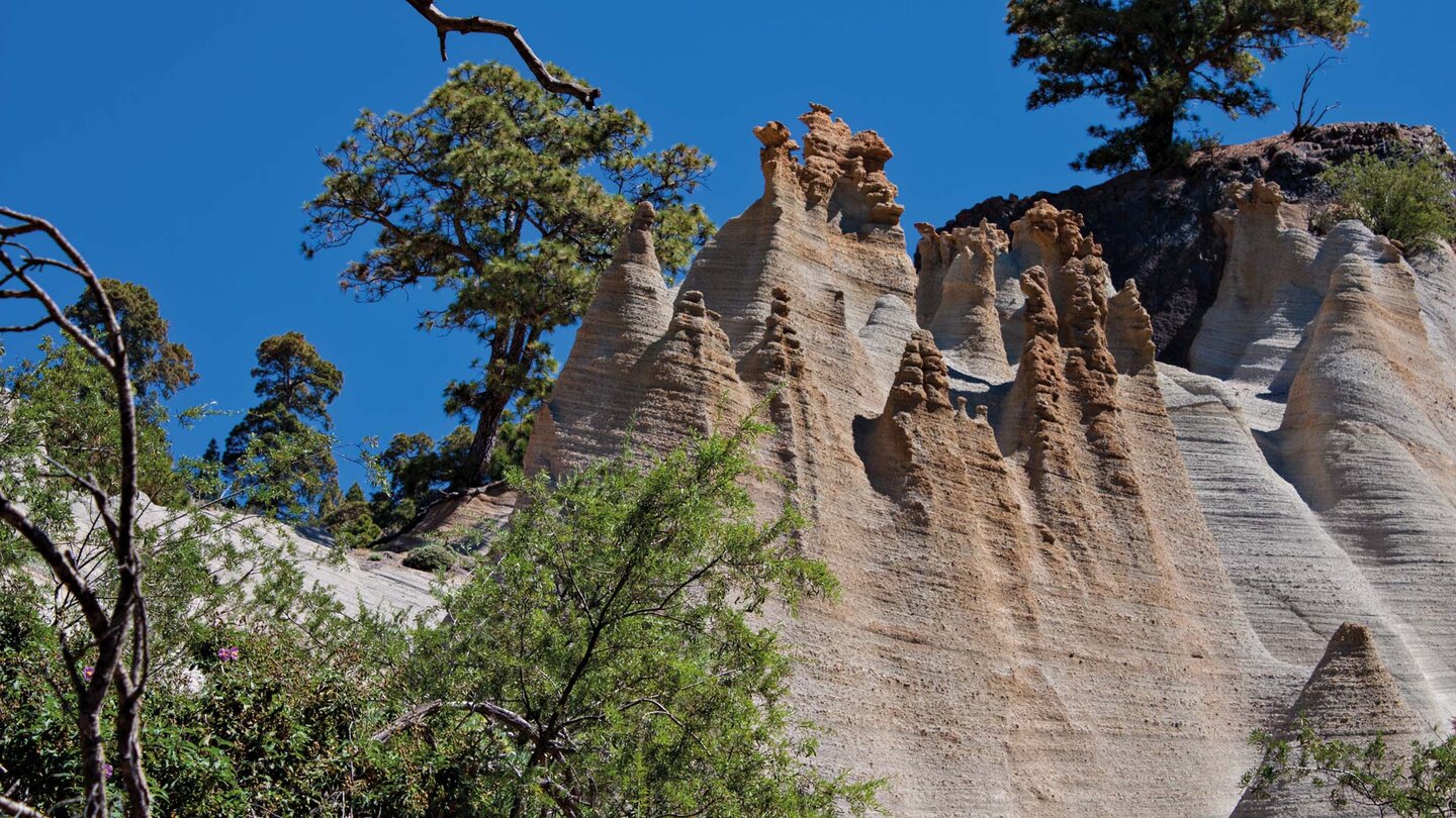 die Paisaje Lunar Wanderung Vilaflor Teneriffa