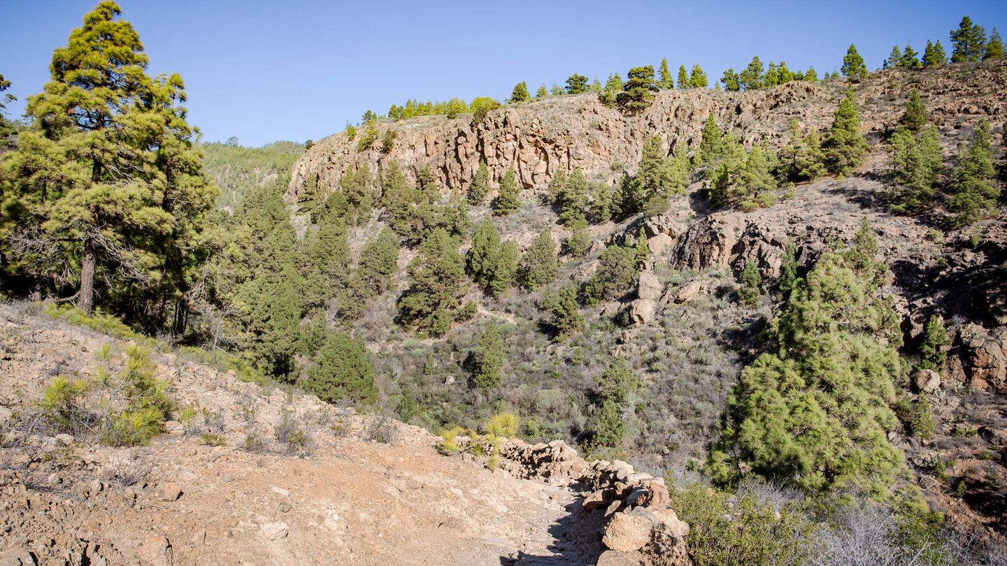 die Wanderung führt durchs Barranco Era la Tosca nahe Las Vegas