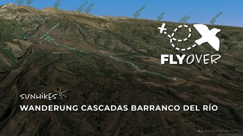 Wilder Schluchtenweg zum verborgenen Wasserfall: Der Barranco del Río im Flyover Video